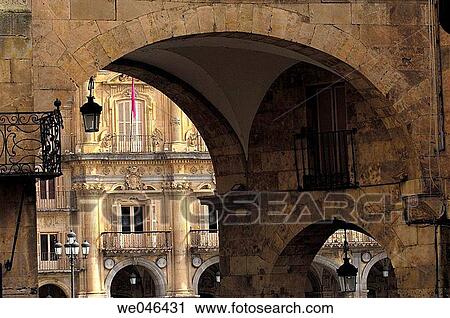 Main Square. Salamanca. Castilla-Leon, Spain View Large Photo Image Stock Image - Main Square. Salamanca. Castilla-Leon, Spain. Fotosearch