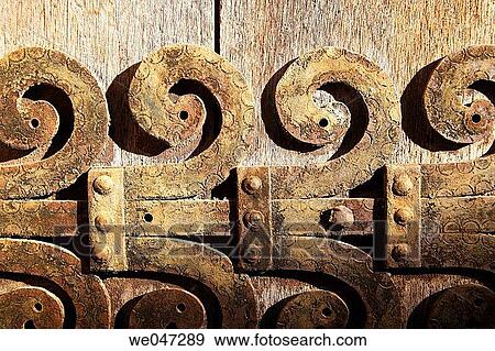 Old door detail. Ronda. Andalucia. Spain. View Large Photo Image Stock Photo - Old door detail. Ronda. Andalucia. Spain.. Fotosearch