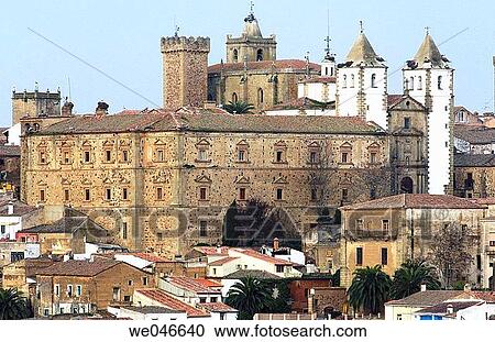 Old town, Cßceres. Extremadura, Spain View Large Photo Image Stock Image - Old town, Cßceres. Extremadura, Spain. Fotosearch