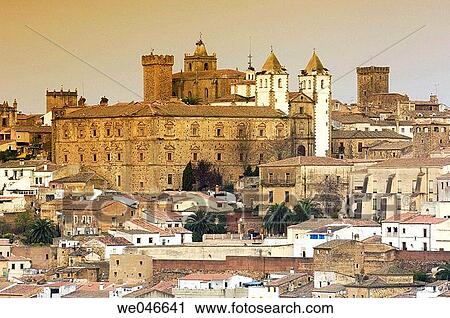 Old town, Cßceres. Extremadura, Spain View Large Photo Image Stock Image - Old town, Cßceres. Extremadura, Spain. Fotosearch