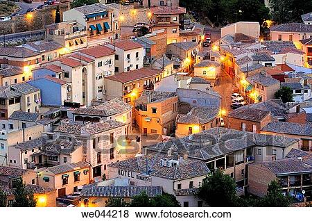 Stock Photo - Old town. Toledo. Castilla la Mancha, Spain. Fotosearch