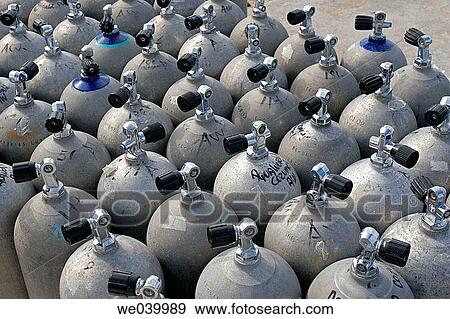 Oxygen bottles for divers. Cozumel, Mexico View Large Photo Image Stock Photo - Oxygen bottles for divers. Cozumel, Mexico. Fotosearch