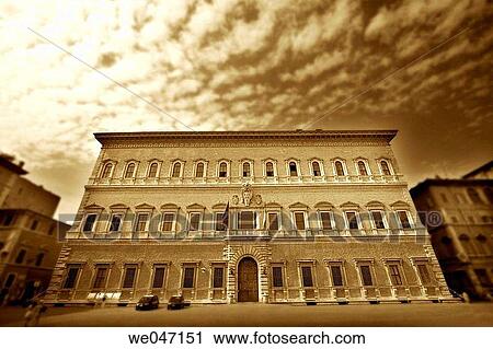 Palazzo Farnese, Rome. Italy View Large Photo Image Stock Image - Palazzo Farnese, Rome. Italy. Fotosearch