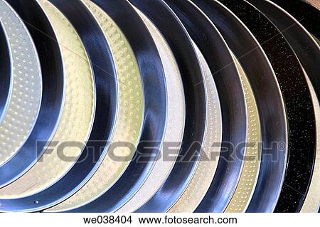 Pans for making? paella?. View Large Photo Image Picture - Pans for making? paella?.. Fotosearch