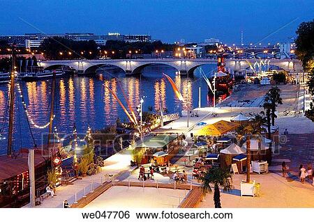 Paris Plage. From 20 July to 20 August. 2006. Paris. France. View Large Photo Image Stock Photograph - Paris Plage. From 20 July to 20 August. 2006. Paris. France.. Fotosearch