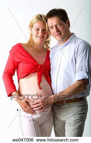 Pregnant couple View Large Photo Image Stock Photograph - Pregnant couple. Fotosearch