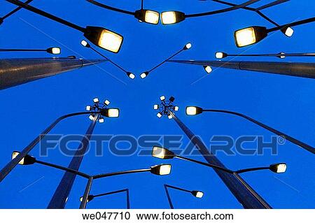 Public lighting. Bilbao. Spain. View Large Photo Image Stock Image - Public lighting. Bilbao. Spain.. Fotosearch