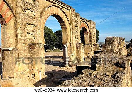 Picture - Ruins of Medina Azahara, palace built by caliph Abd al-Rahman III. C? rdoba province, Andalusia, Spain. Fotosearch
