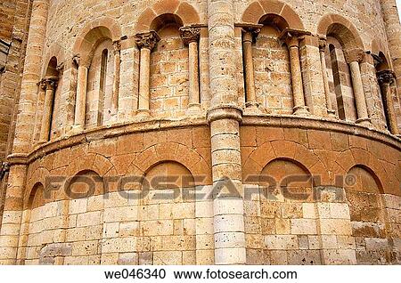 Stock Image - Santa Mar? a la Mayor collegiate church (12th-13th Centuries). Toro. Zamora province, Spain. Fotosearch
