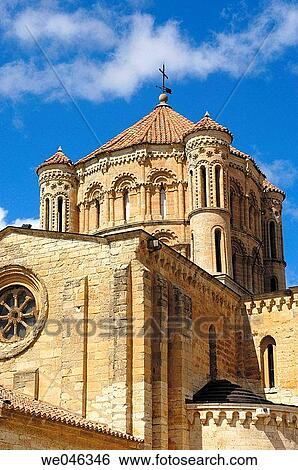 Stock Photograph - Santa Mar? a la Mayor collegiate church (12th-13th Centuries). Toro. Zamora province, Spain. Fotosearch