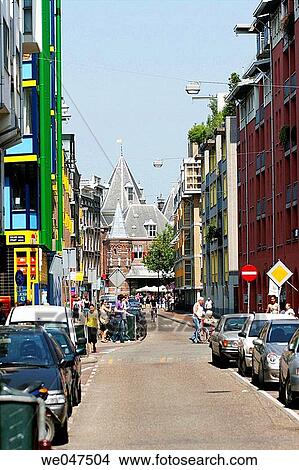 Street. Amsterdam. Netherlands. View Large Photo Image Picture - Street. Amsterdam. Netherlands.. Fotosearch