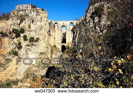 Tajo. Ronda. Andalucia. Spain. View Large Photo Image Stock Image - Tajo. Ronda. Andalucia. Spain.. Fotosearch