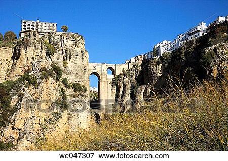 Tajo. Ronda. Andalucia. Spain. View Large Photo Image Stock Photo - Tajo. Ronda. Andalucia. Spain.. Fotosearch