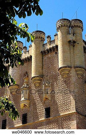 Tower of Juan II in the Alcazar fortress, Segovia. Castilla-Le? n, Spain View Large Photo Image Stock Image - Tower of Juan II in the Alcazar fortress, Segovia. Castilla-Le? n, Spain. Fotosearch
