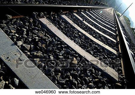 Train tracks. Ager. Sierra del Monsec. L? rida. Catalu±a. Spain. View Large Photo Image Stock Image - Train tracks. Ager. Sierra del Monsec. L? rida. Catalu±a. Spain.. Fotosearch