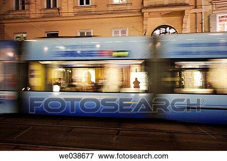 Tramway on Hauptplatz, Graz, Styria, Austria, Europe. View Large Photo Image Stock Photo - Tramway on Hauptplatz, Graz, Styria, Austria, Europe.. Fotosearch