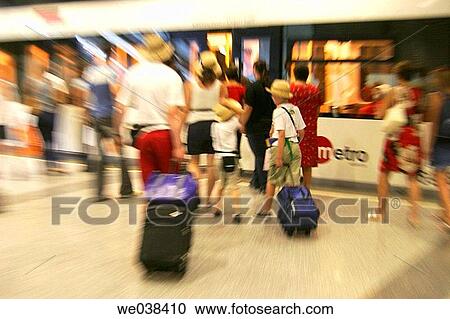Stock Image - Travelling in the underground.. Fotosearch