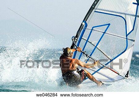 Windsurfing View Large Photo Image Picture - Windsurfing. Fotosearch