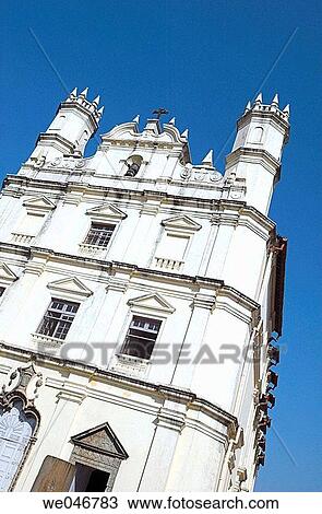 16th century Church of Saint-Francis of Assisi. Old Goa. India. View Large Photo Image Stock Image - 16th century Church of Saint-Francis of Assisi. Old Goa. India.. Fotosearch