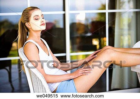 Stock Photography - 30's, blond, Beauty Care, beauty, 20's. Fotosearch