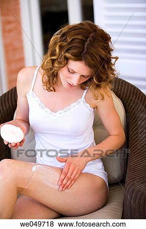 30's, Body care, apply, 20's View Large Photo Image Stock Photo - 30's, Body care, apply, 20's. Fotosearch
