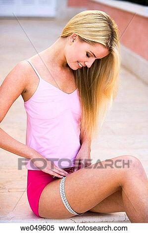 30's, Body care, blond, 20's View Large Photo Image Stock Photography - 30's, Body care, blond, 20's. Fotosearch