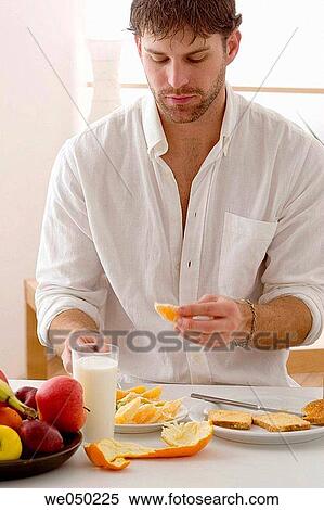 Stock Photography - 30's, breakfast, at-home, 20's. Fotosearch