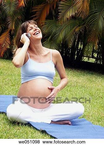 30's, cell phone, belly, 20's View Large Photo Image Stock Photo - 30's, cell phone, belly, 20's. Fotosearch