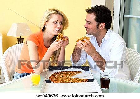 Stock Photograph - 30's, chat, at-home, 20's. Fotosearch