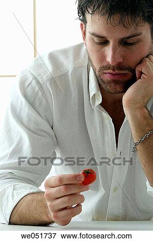 Stock Photo - 30's, Cherry tomato, absorbed, 20's. Fotosearch
