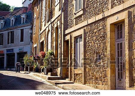 a street in Montignac, Dordogne, France View Large Photo Image Stock Photography - a street in Montignac, Dordogne, France. Fotosearch