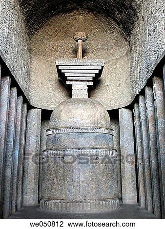 A Stupa of Buddhist Bedsa caves. Bedsa, Maharashtra, India View Large Photo Image Stock Image - A Stupa of Buddhist Bedsa caves. Bedsa, Maharashtra, India. Fotosearch