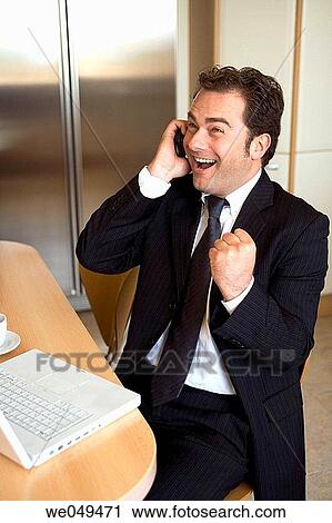 achievement, businessman, business, at-home, 30's View Large Photo Image Stock Image - achievement, businessman, business, at-home, 30's. Fotosearch