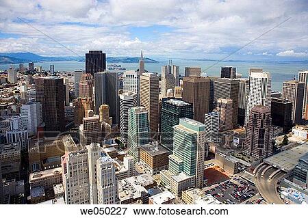 Aerial view of San Francisco. California. USA. View Large Photo Image Stock Photo - Aerial view of San Francisco. California. USA.. Fotosearch