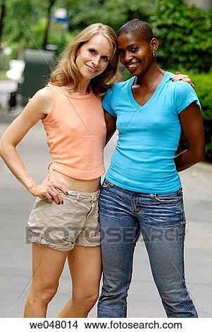 Picture - African-American, black, Best friend, 30's. Fotosearch