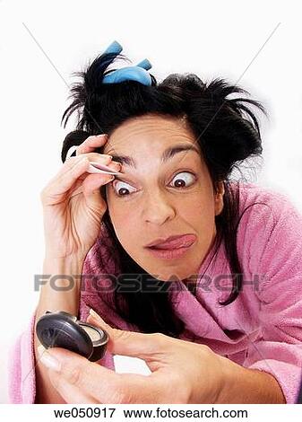 amusing, Beauty Care, beauty, bathrobe, 30's View Large Photo Image Stock Photo - amusing, Beauty Care, beauty, bathrobe, 30's. Fotosearch