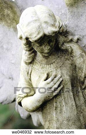 Angel statue in old cemetery. Cambridge. England View Large Photo Image Stock Image - Angel statue in old cemetery. Cambridge. England. Fotosearch