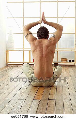 at-home, balance, back view, Arms raised View Large Photo Image Stock Photograph - at-home, balance, back view, Arms raised. Fotosearch