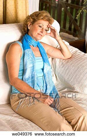 Stock Photograph - at-home, calm, absorbed. Fotosearch