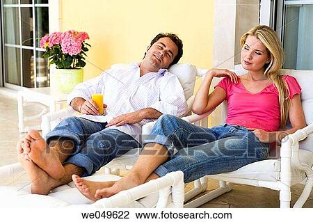 at-home, calm, barefoot, 30's View Large Photo Image Stock Image - at-home, calm, barefoot, 30's. Fotosearch