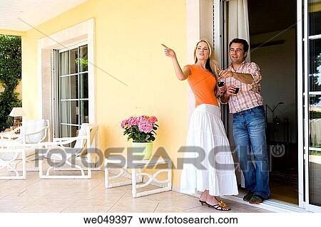 at-home, chat, 30's View Large Photo Image Stock Photo - at-home, chat, 30's. Fotosearch