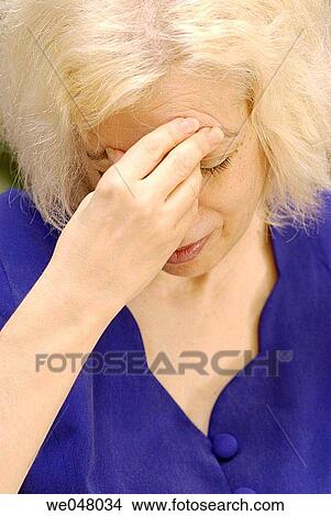 baby boomer, blond, Close-up, concentrate View Large Photo Image Picture - baby boomer, blond, Close-up, concentrate. Fotosearch