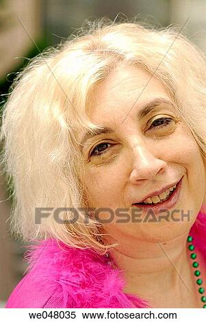Stock Photography - baby boomer, blond, Close-up, contemporary. Fotosearch