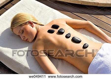 back, blond, chilling out View Large Photo Image Stock Image - back, blond, chilling out. Fotosearch