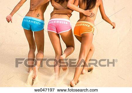 back view, barefoot, beach View Large Photo Image Stock Photo - back view, barefoot, beach. Fotosearch