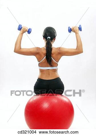 back view, clipping path, brunette, ball, 20 View Large Photo Image Picture - back view, clipping path, brunette, ball, 20. Fotosearch