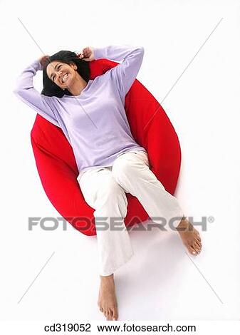 barefoot, chair, brunette, armchair View Large Photo Image Stock Image - barefoot, chair, brunette, armchair. Fotosearch