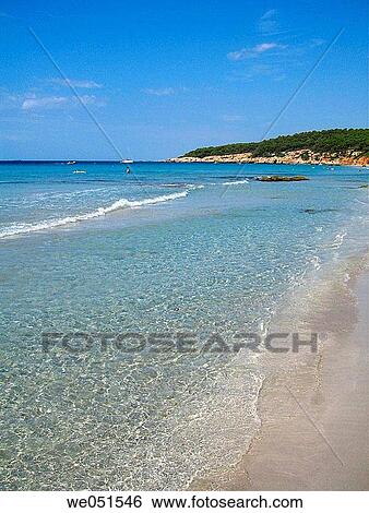 Beach, Binigaus. Minorca, Balearic Islands, Spain View Large Photo Image Stock Photograph - Beach, Binigaus. Minorca, Balearic Islands, Spain. Fotosearch