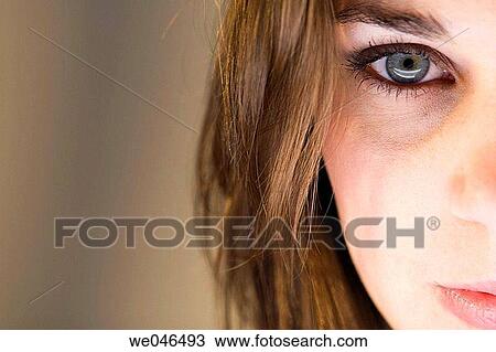 beauty, Beauty Care, blue eyes, Close-up View Large Photo Image Stock Image - beauty, Beauty Care, blue eyes, Close-up. Fotosearch