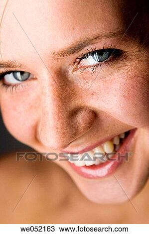 beauty, Beauty Care, blue eyes, Close-up View Large Photo Image Stock Image - beauty, Beauty Care, blue eyes, Close-up. Fotosearch
